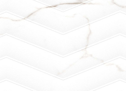 Sculpture in Venato Chevron 13" X 36"