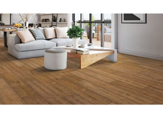 Monroe Gardens in Smoked Bourbon Luxury Vinyl