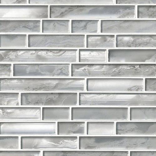 MSI in Silver Canvas Glass Tile