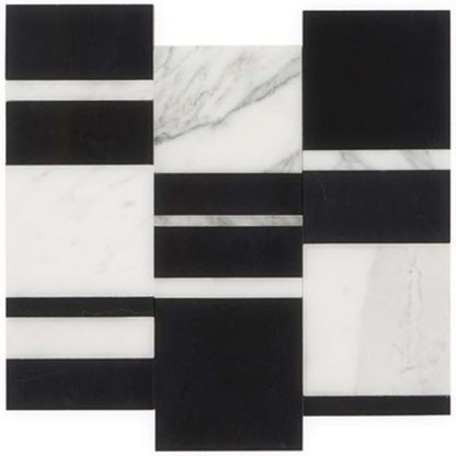 Steinway in Blanco - Nero Marquina  Calacatta Gold Natural Stone