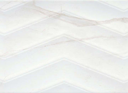 Sculpture in Venato Chevron 13" X 36"