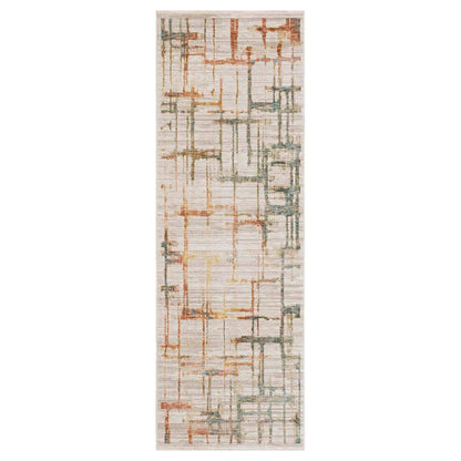 Souvenir Beige in Beige 2'6"x7'6" Area Rugs