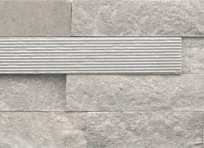 Structure in Structure 3d Ledger Blue (Marble) 6” X 24”