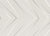 Synergy in White Chevron 16" X 47"