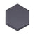 Hexagono in Cuna Blanco Matte