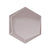Hexagono in Cuna Blanco Matte