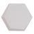 Hexagono in Cuna Blanco Matte