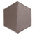 Hexagono in Cuna Blanco Matte