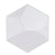 Hexagono in Cuna Blanco Matte
