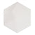 Hexagono in Cuna Blanco Matte