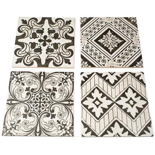 Nouveau in Random Gray Natural  Tile