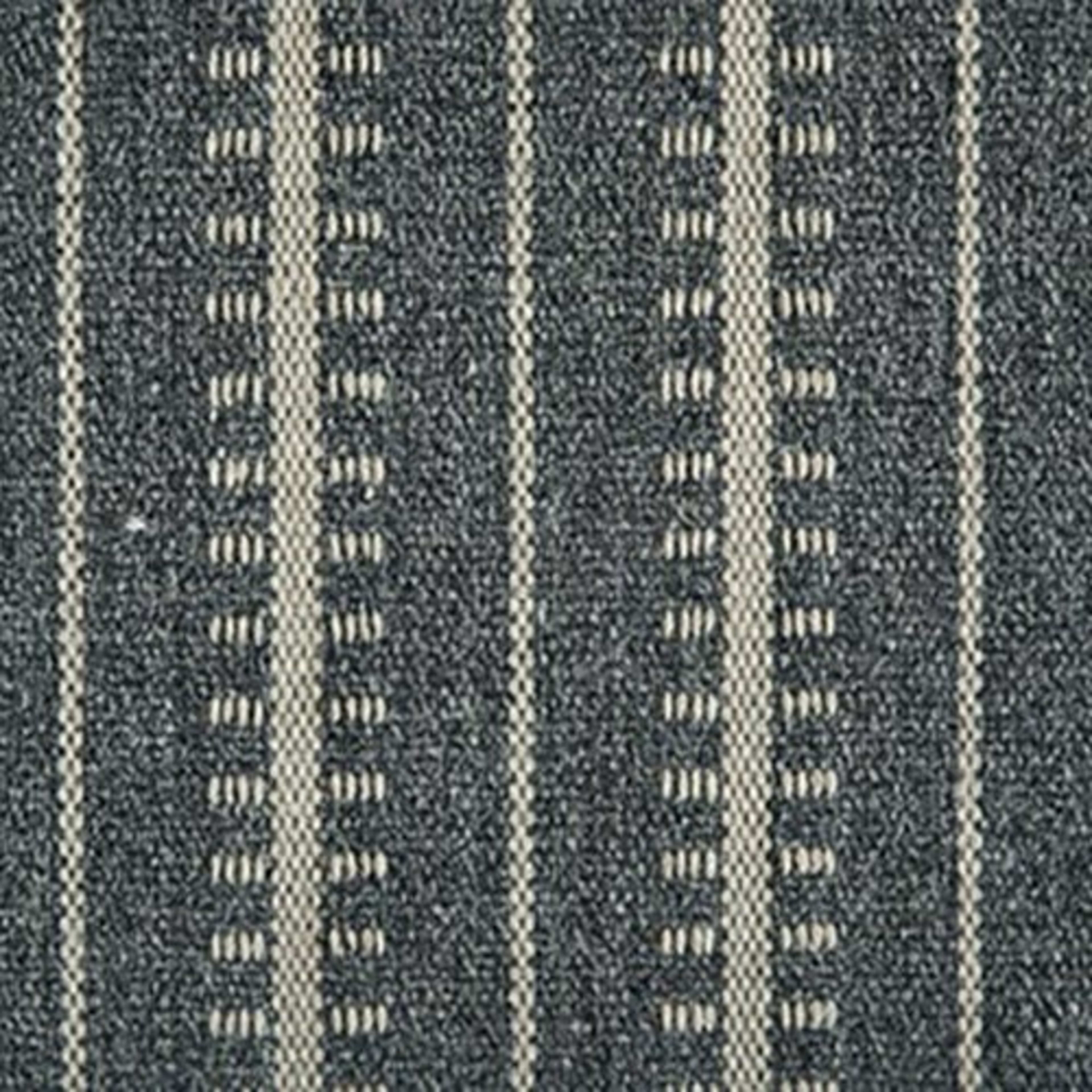 Ticking Stripe - Midnight in Midnight Area Rugs