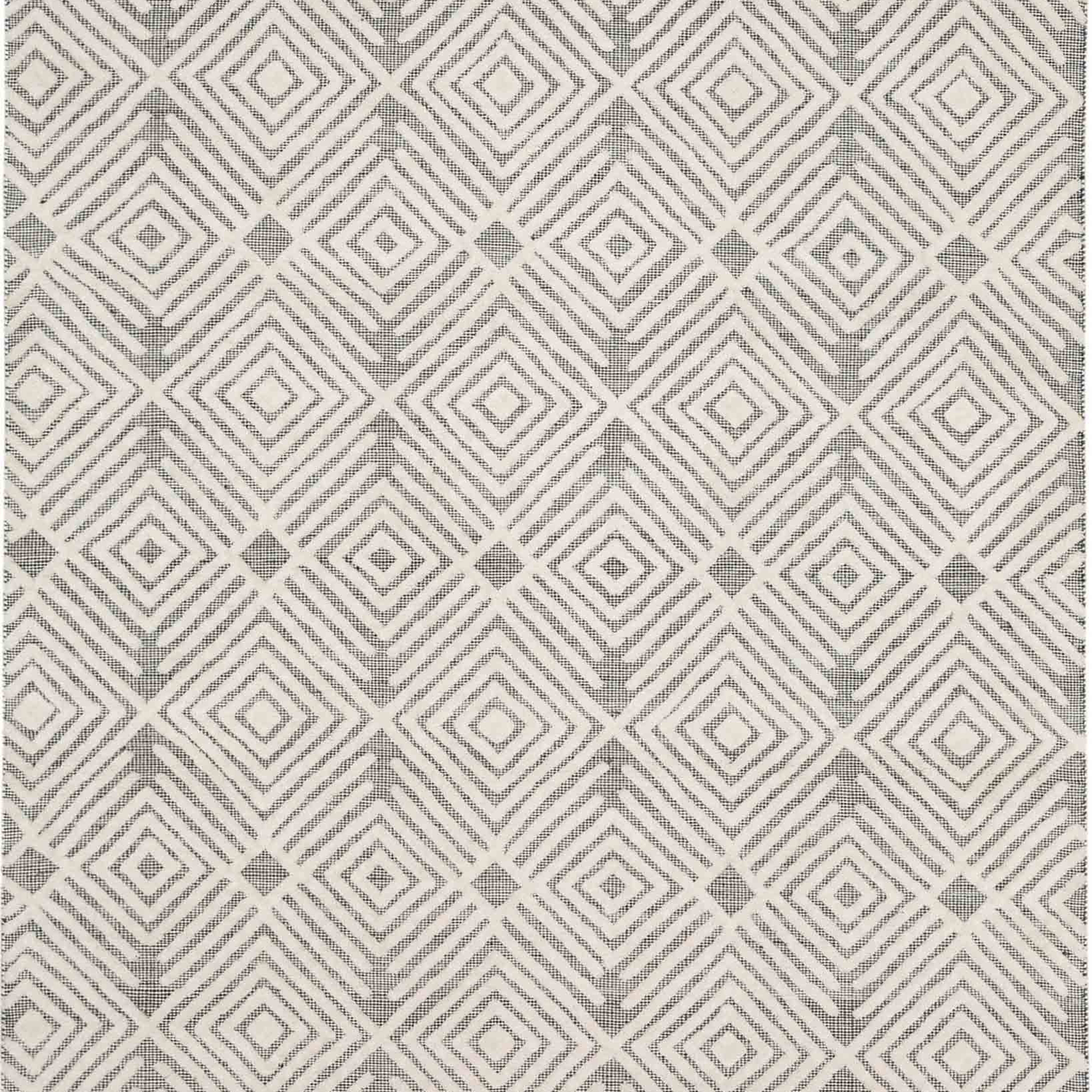 Tipaza Black/White in Black/White 8'X10' Area Rugs