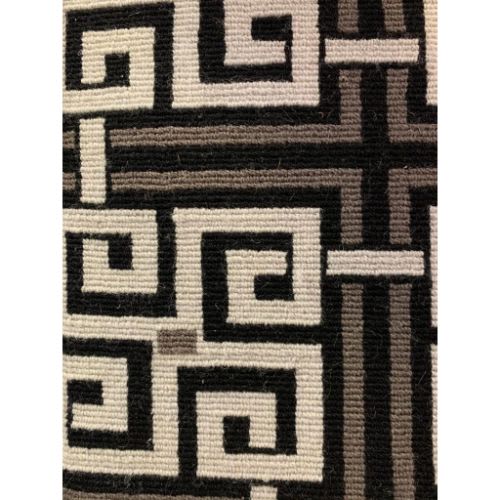 Alicante Wiltons - Toledo in White Black Taupe   Carpet