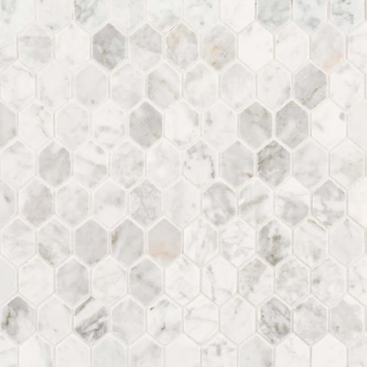 Twinkle Mosaic in White Natural Stone