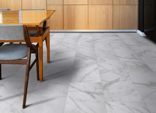 CORETEC TILE in Alba Marble Luxury Vinyl