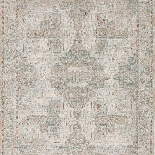 Via Salaria Cream Beige in Cream Beige 7'10"x10' Area Rugs