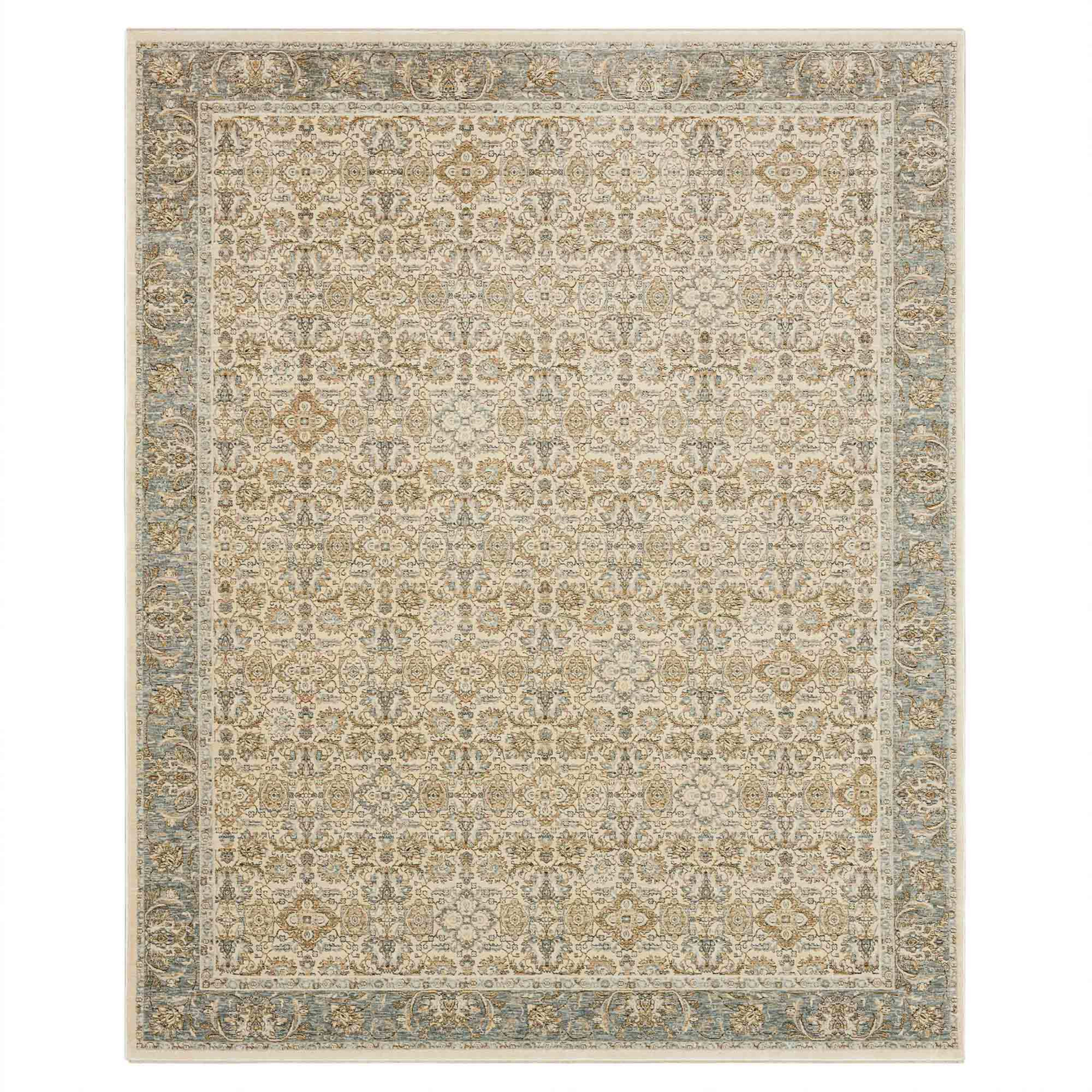 Virtuous Grey in Grey 6'6"x9'6" Area Rugs