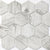 Echo in White 3" Hexagon