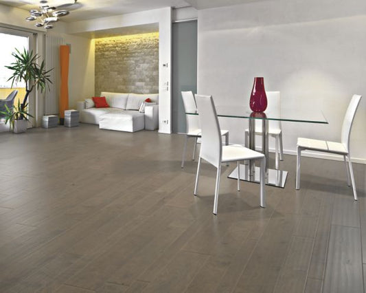 Vintage View in Iron Birch Hardwood