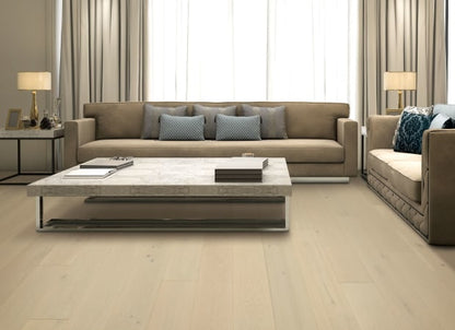 Coral Shores in Tidal Oak Hardwood