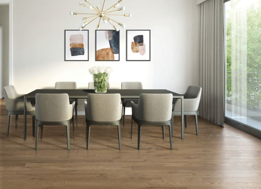 Camden Isle in Aged Bourbon Hardwood