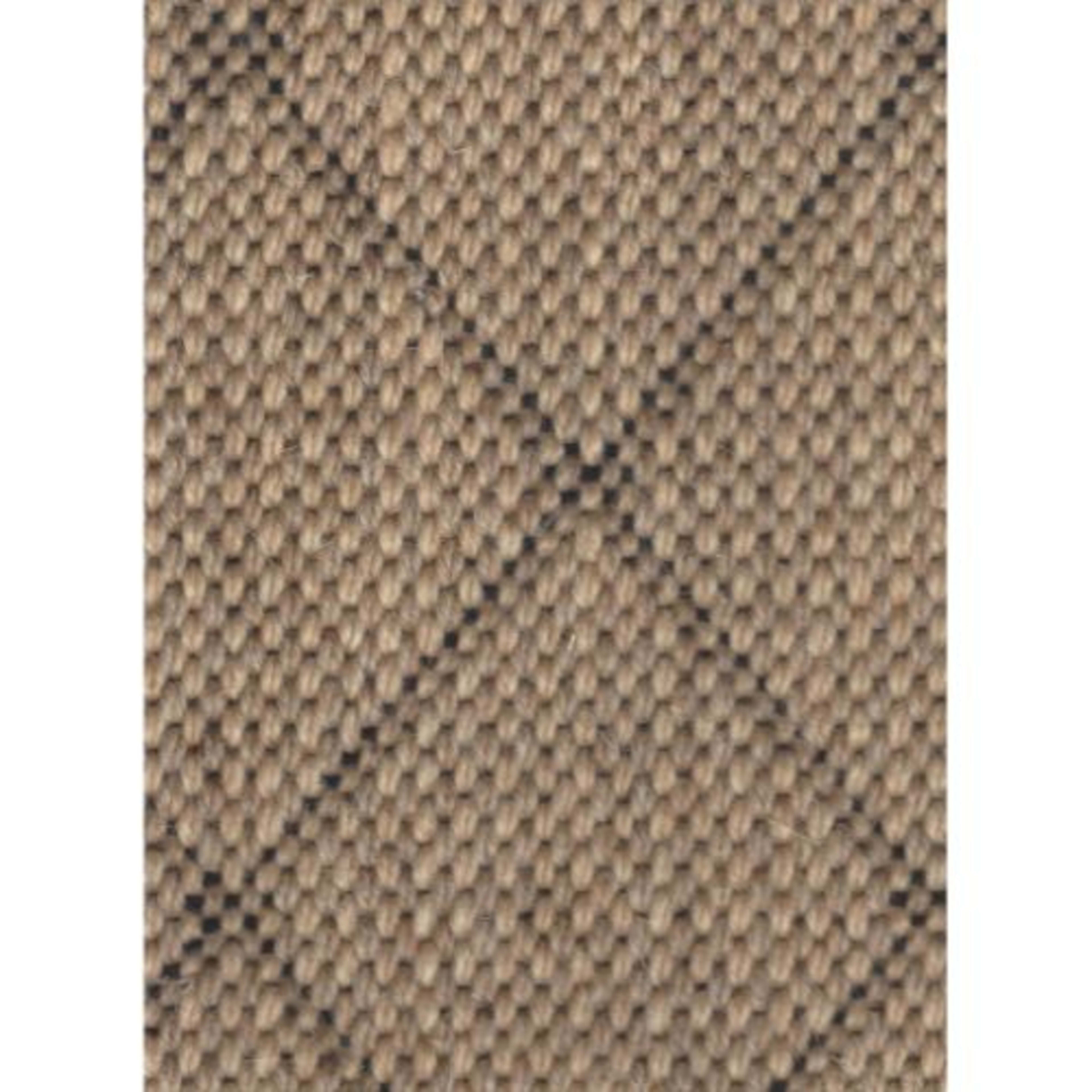Woolcord Collection - Rombo in Natural Black Carpet
