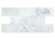 White Carrara in White Carrara 2'' Hexagon