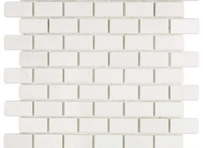 White Thassos in White Thassos Beveled Edge 3x6 Polished