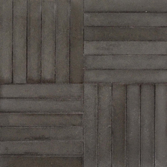 Zen Bridge Mosaic in Basalt Grey Natural Stone