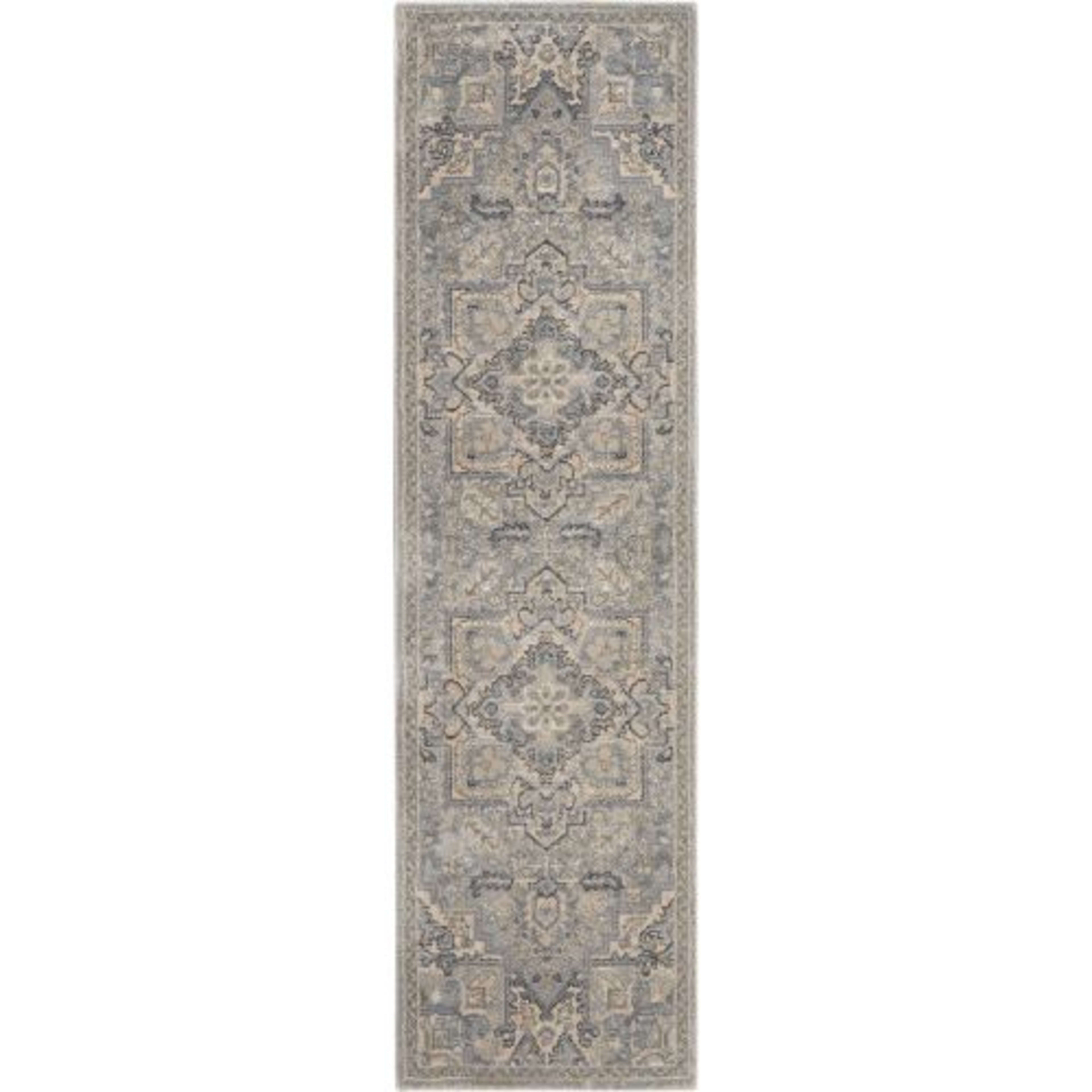Moroccan Celebration KI382 in Silver Area Rugs