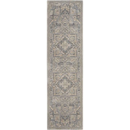 Moroccan Celebration KI382 in Silver Area Rugs