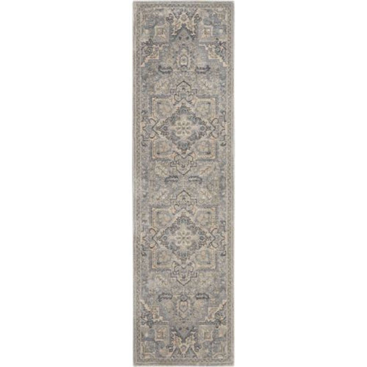 Moroccan Celebration KI382 in Silver Area Rugs