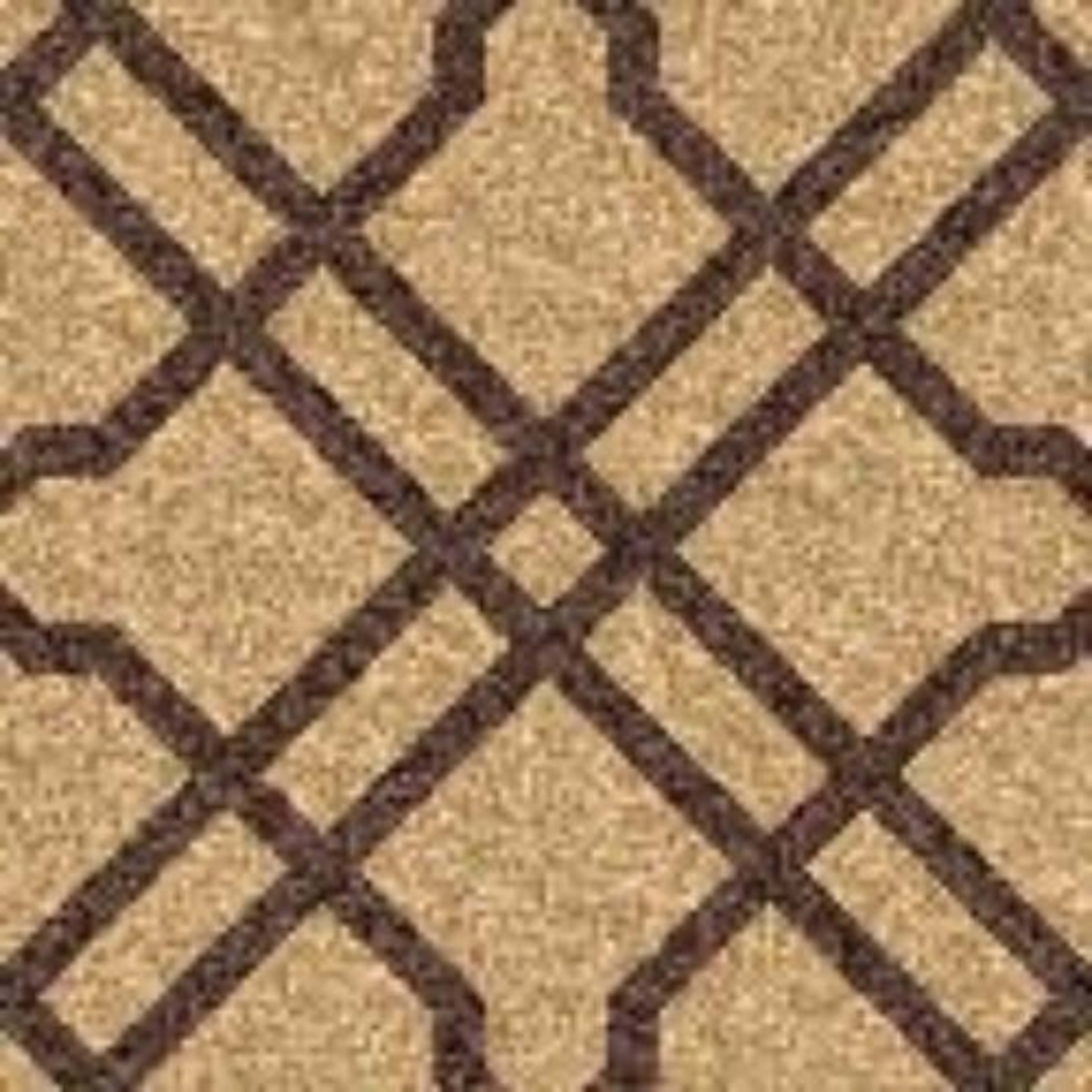 Wiltonian Collection - Bamboogrid in Lt Nat Field/Dk Nat  Carpet