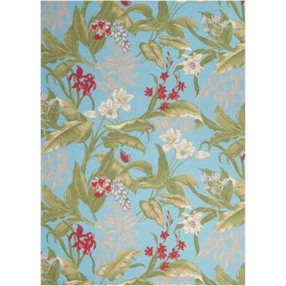 Sun N' Shade SND46 in Aqua Area Rugs