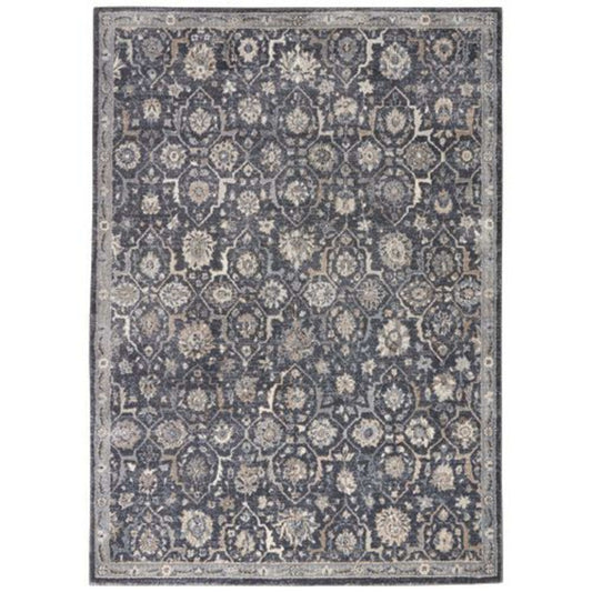 Moroccan Celebration KI385 in Navy Area Rugs