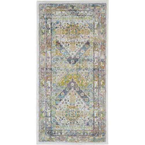 Ankara Global ANR07 in Blue/Green Area Rugs