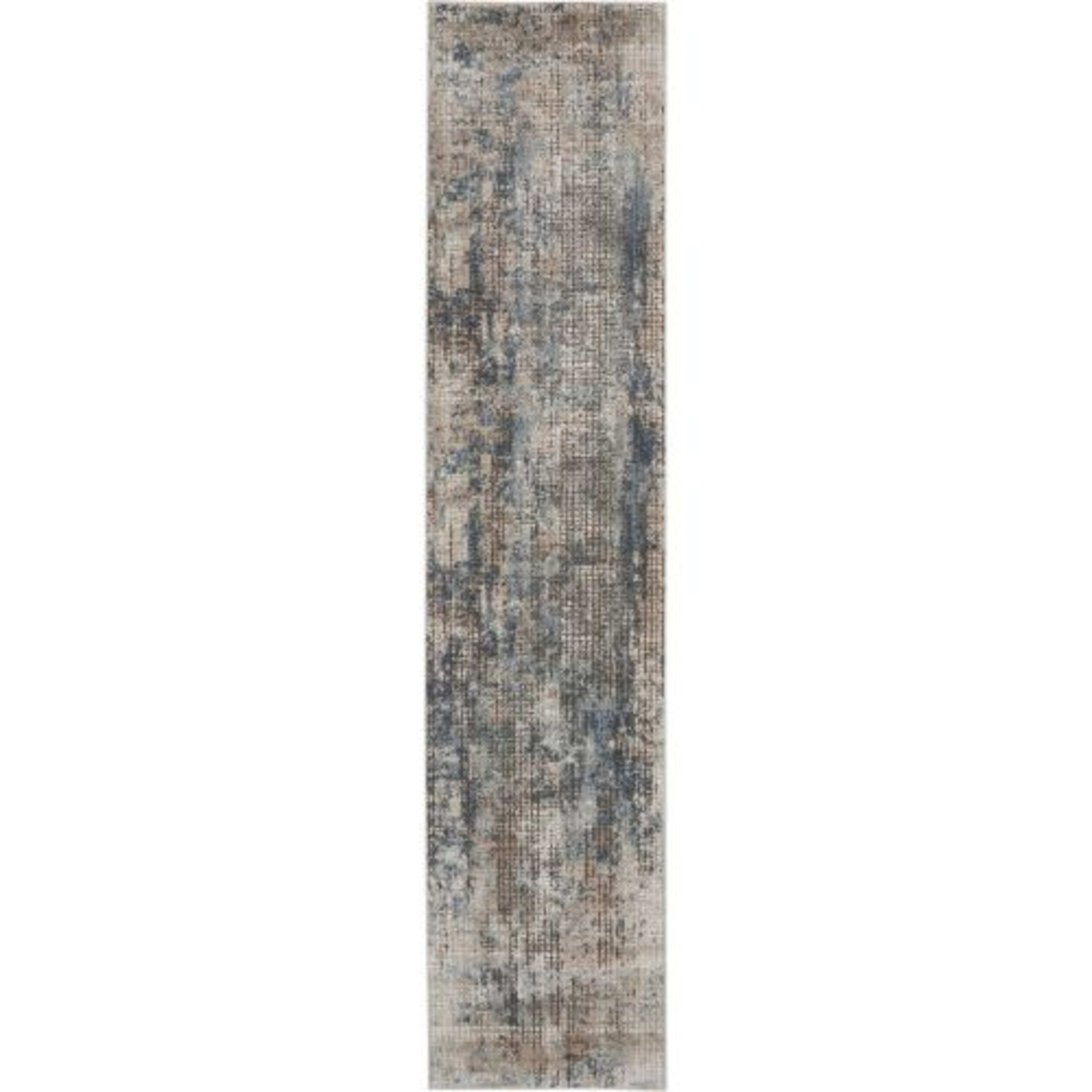 Quarry QUA02 in Blue/Beige Area Rugs