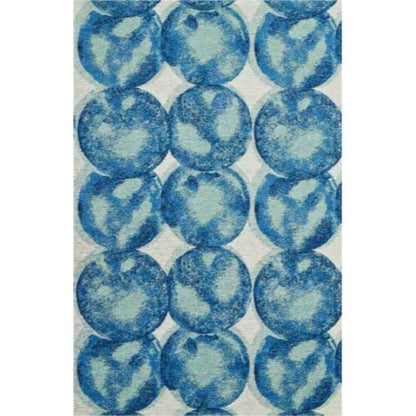 Organic Modern OM005 in Aqua/Navy Area Rugs