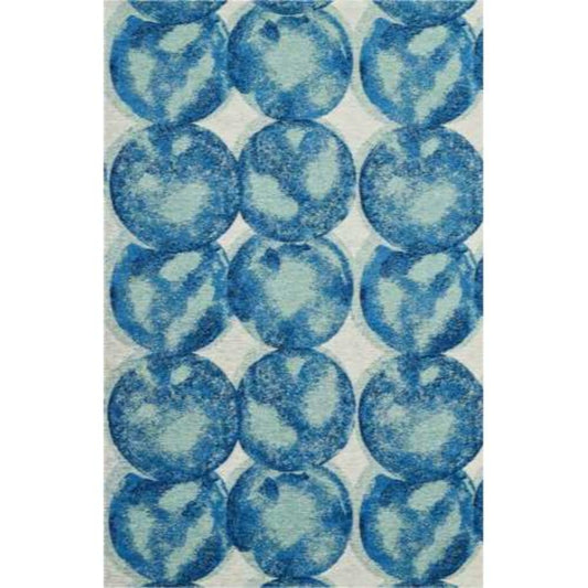 Organic Modern OM005 in Aqua/Navy Area Rugs