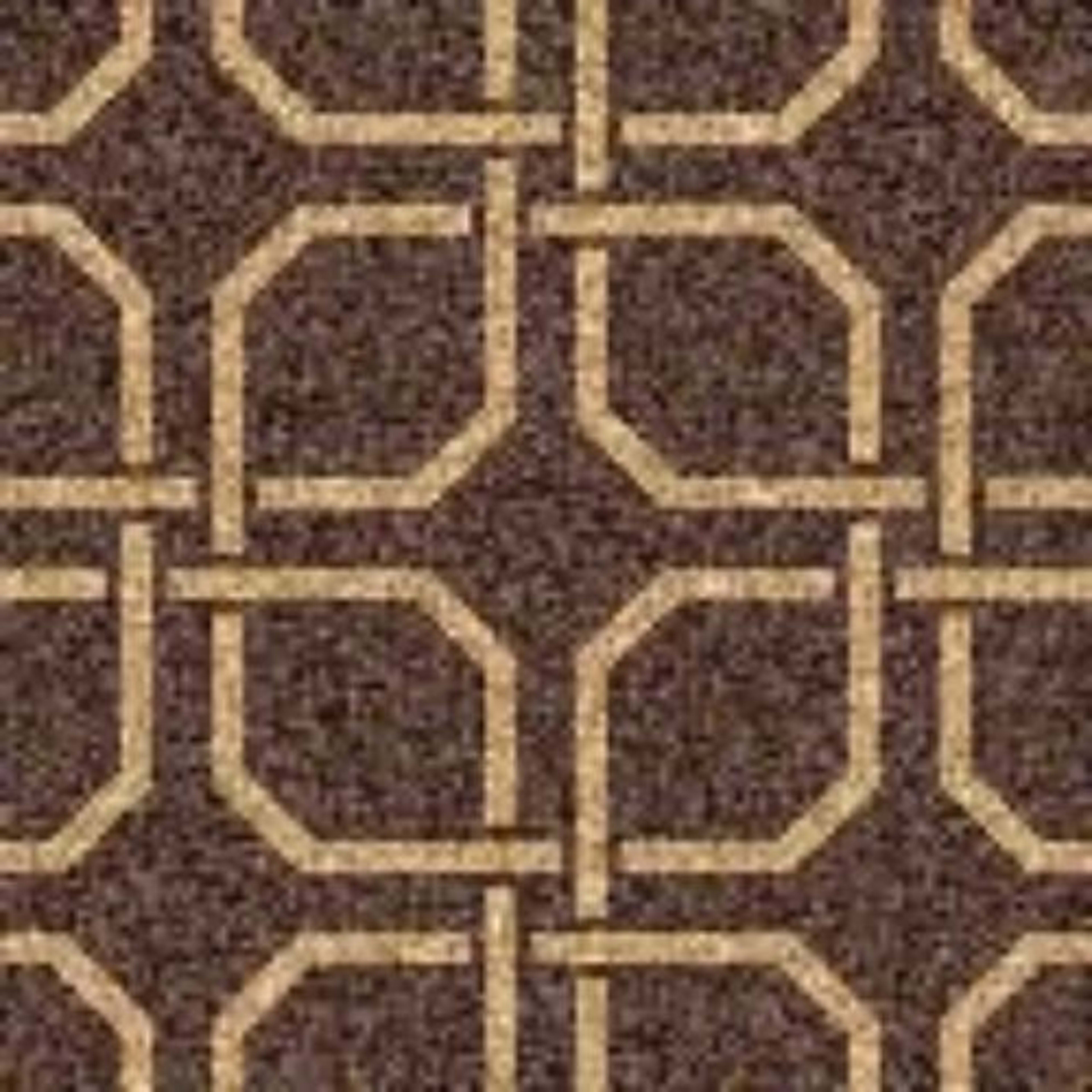 Wiltonian Collection - Quadrix in Dark Nat Field/Lt Nat  Carpet