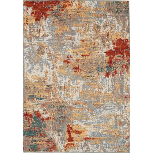 Artworks ATW03 in Silver/Grey/Yellow Area Rugs