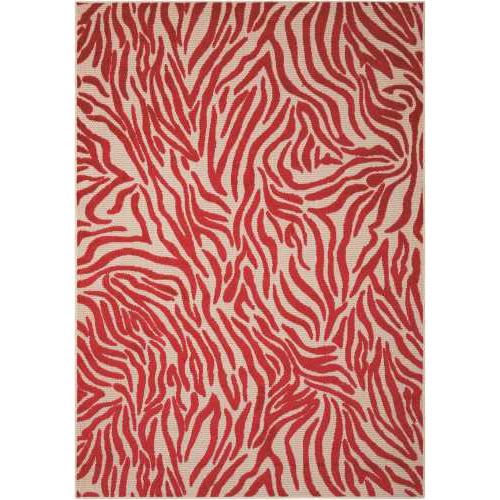 Aloha ALH04 in Red Area Rugs