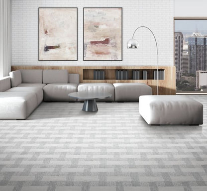 Vintage Grace in Violet Slate Carpet