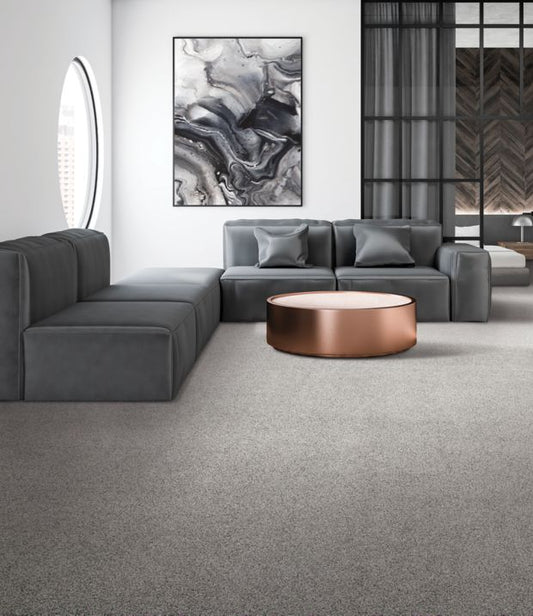 Charismatic Approach in Amber Suede Carpet