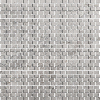 Marble Silver Collection in Silver Polished 12" X 12"