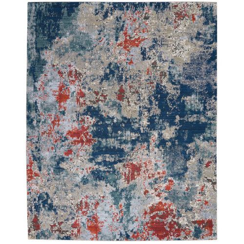 Artworks ATW01 in Navy/Brick Area Rugs