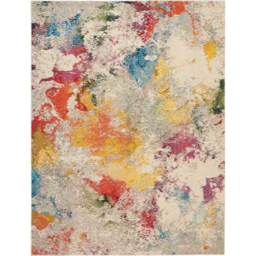 Celestial CES12 in Ivory/Multicolor Area Rugs