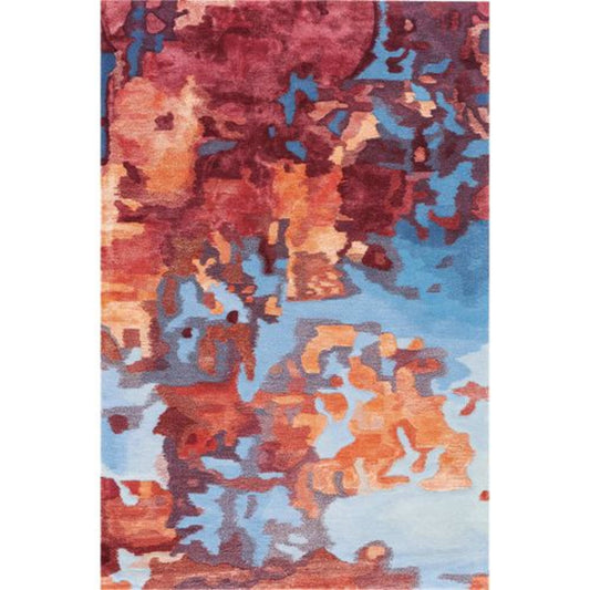 Prismatic PRS13 in Blue/Flame Area Rugs
