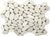 Venetian Pebbles in Multi Color 12" X 12" Flat Pebbles